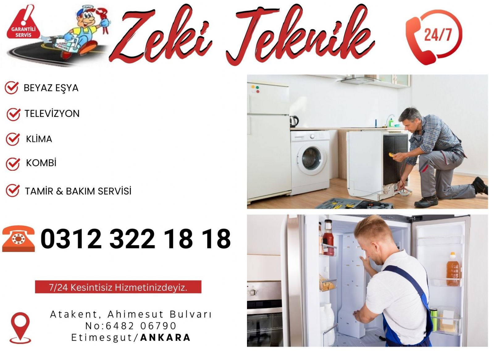  Elvankent Beko Servisi